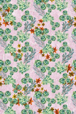 手绘水彩印花华亿平台图片