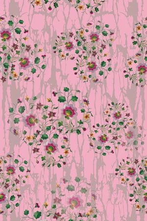 花卉花丛印花华亿平台图片