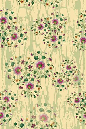 花卉花丛印花华亿平台图片