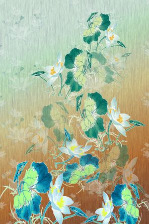 花卉花丛印花华亿平台图片