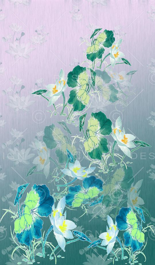 花卉花丛印花华亿平台图片