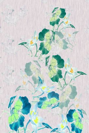 花卉花丛印花华亿平台图片