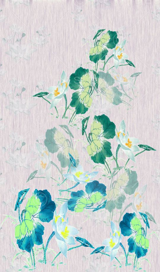 花卉花丛印花华亿平台图片