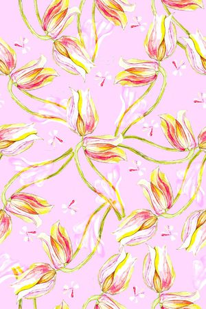 原创手绘印花华亿平台图片