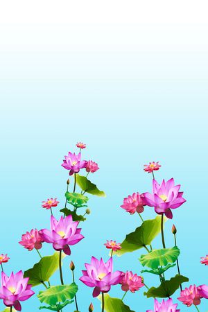 荷花印花华亿平台图片