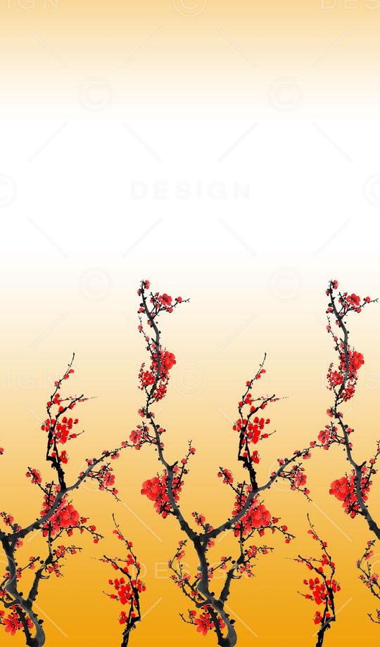 梅花印花华亿平台图片