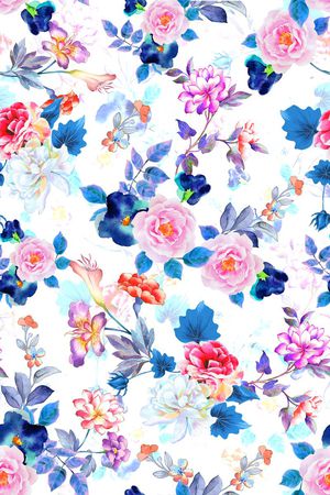 手绘印花华亿平台图片