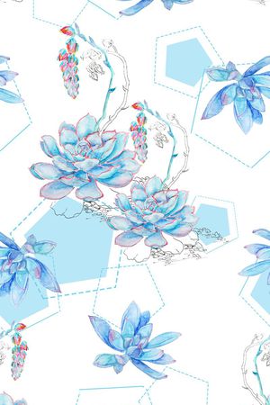 几何印花华亿平台图片