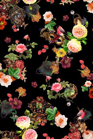 欧式宫廷风印花华亿平台图片