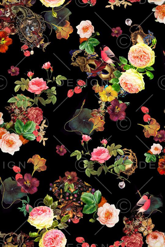 欧式宫廷风印花华亿平台图片