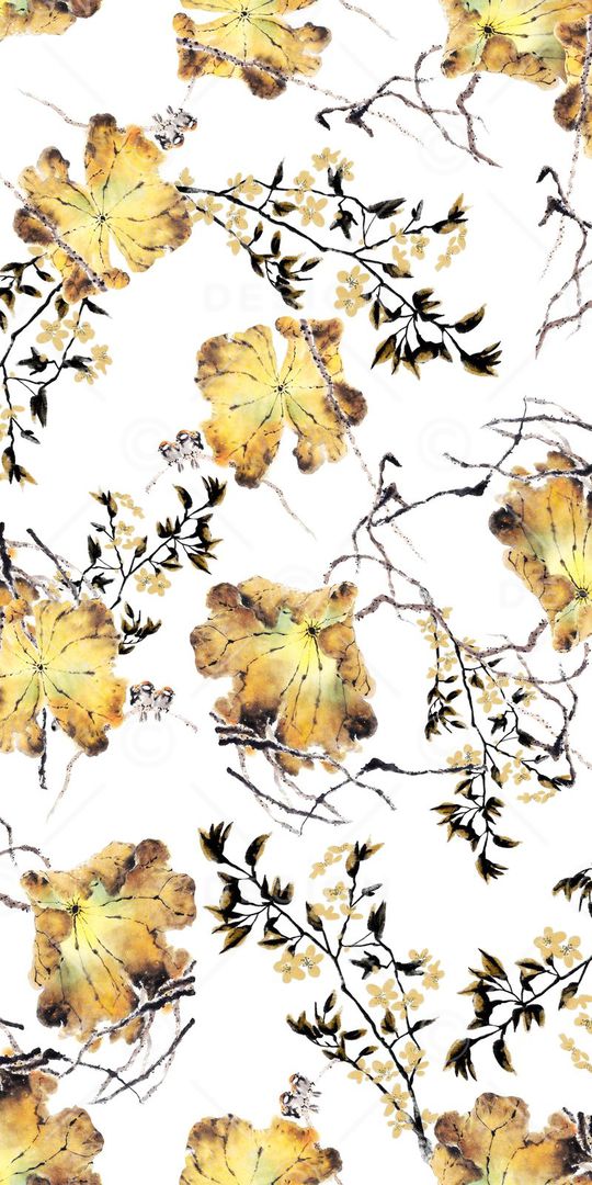 中国风印花华亿平台图片