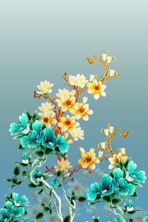 复古印花华亿平台图片