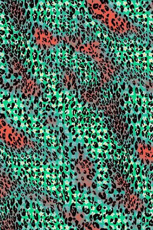 豹纹印花华亿平台图片