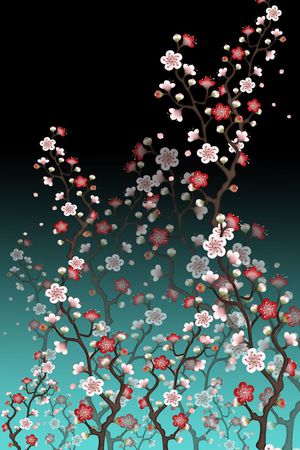 植物花卉印花华亿平台图片