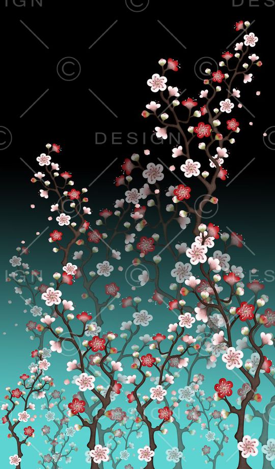 植物花卉印花华亿平台图片