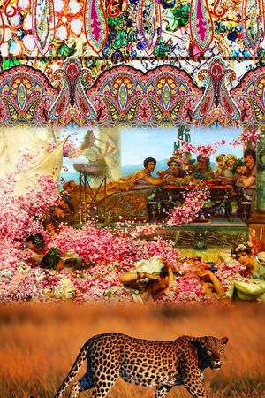 腰果印花华亿平台图片