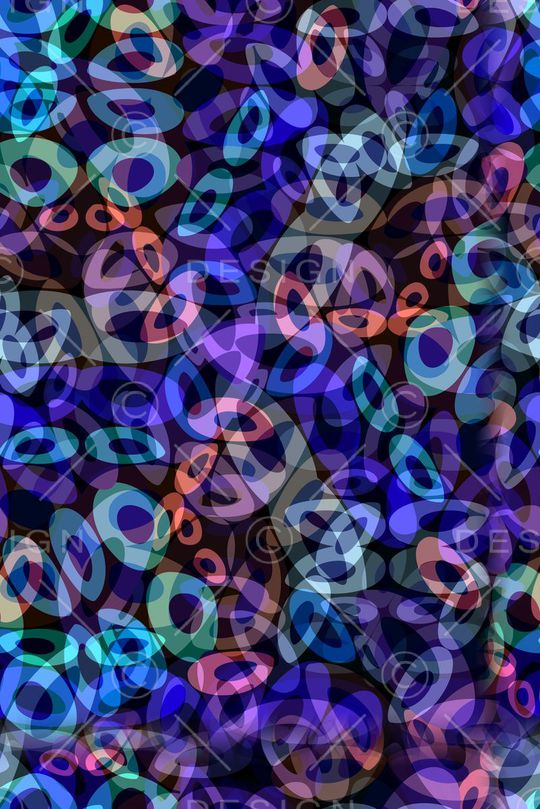 不规则几何印花华亿平台图片