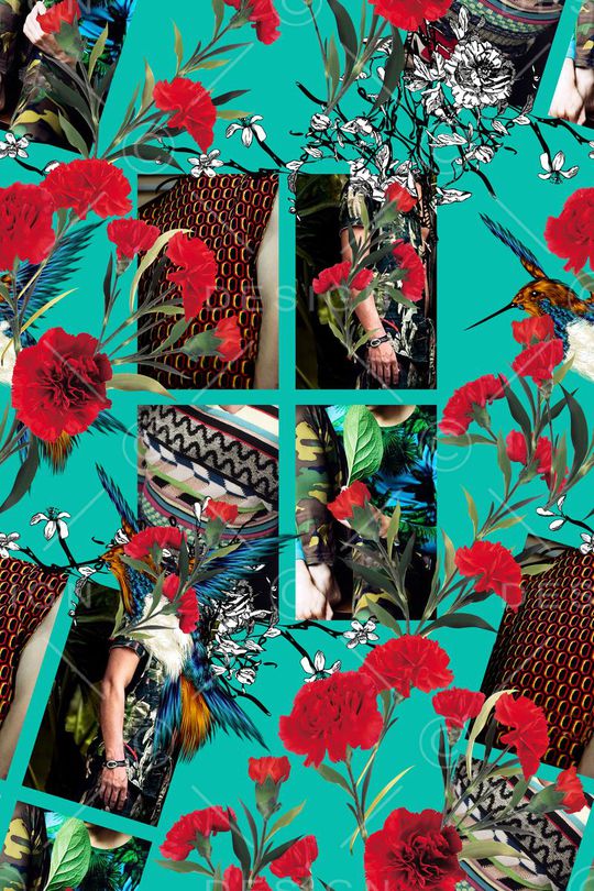 玫瑰印花华亿平台图片