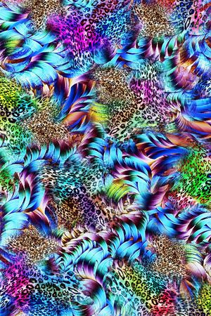 时尚炫彩印花华亿平台图片