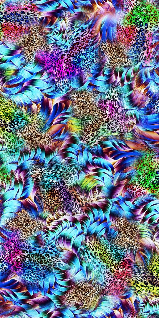 时尚炫彩印花华亿平台图片