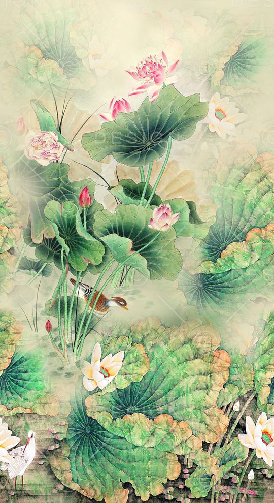 中国风印花华亿平台图片