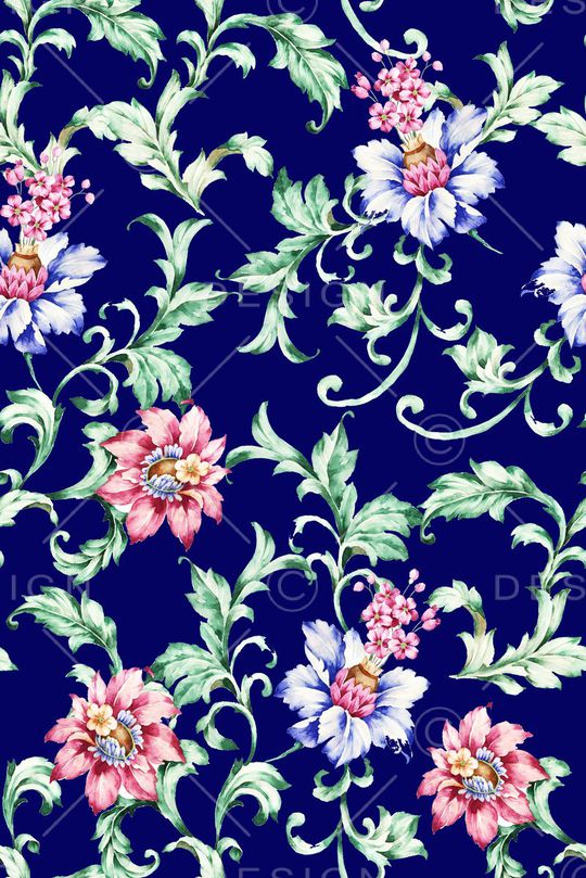 中国风印花华亿平台图片