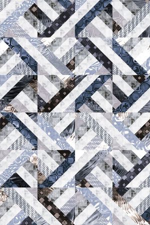 几何印花华亿平台图片