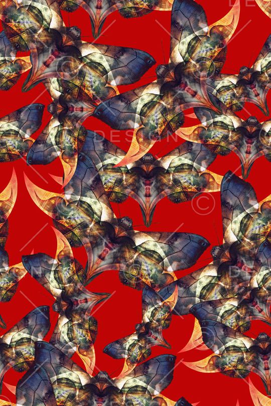 酒红底印花华亿平台图片