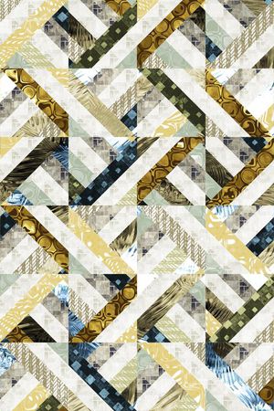 几何印花华亿平台图片