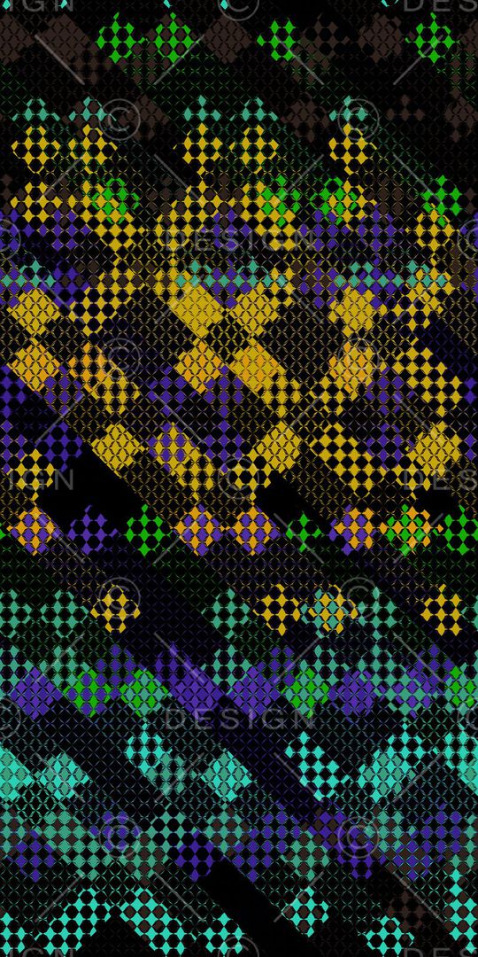 不规则几何印花华亿平台图片