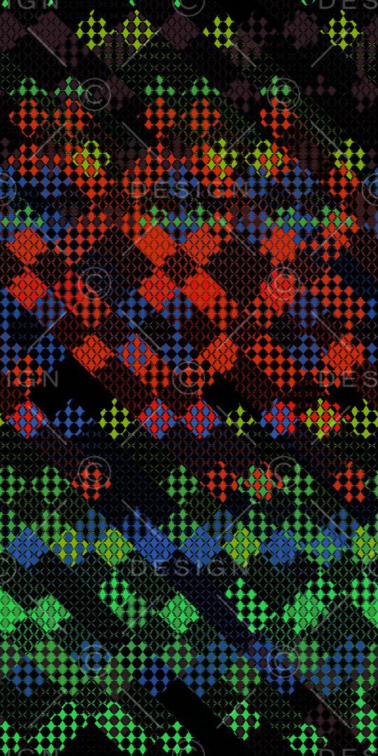 不规则几何印花华亿平台图片