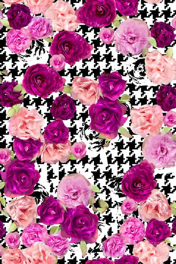 花朵印花华亿平台图片