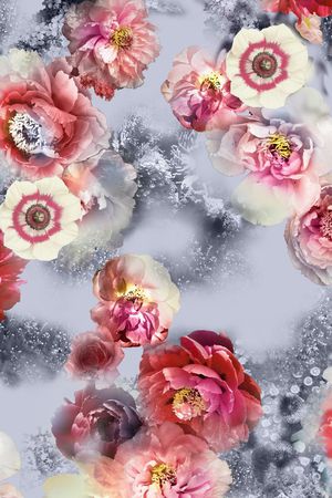 花朵印花华亿平台图片