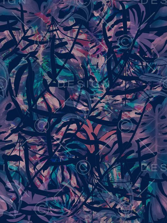 四方连续印花华亿平台图片