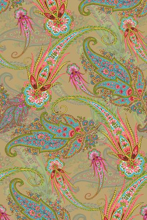 佩斯利印花华亿平台图片