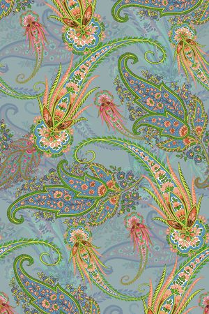 佩斯利印花华亿平台图片