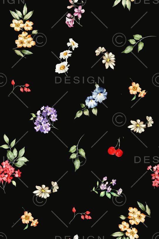 花朵印花华亿平台图片