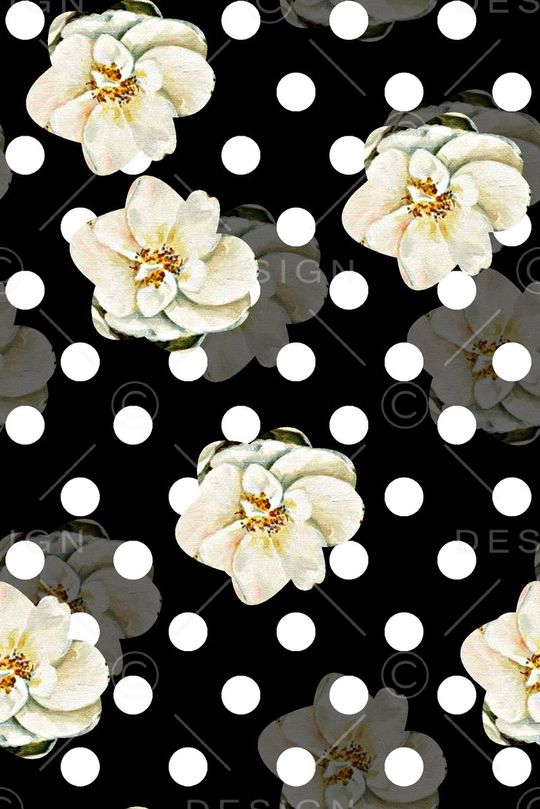 抽象手绘满版花卉印花华亿平台图片