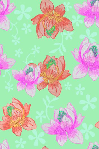 628650-2016-5-8水彩布纹花卉2