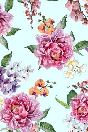 花朵印花华亿平台图片