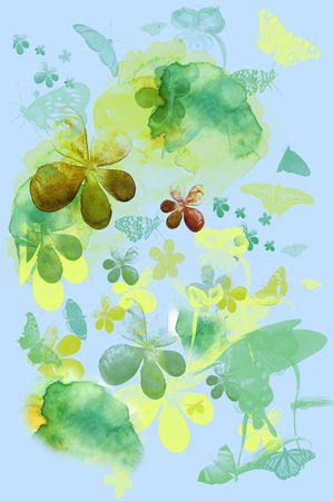 乱花印花华亿平台图片