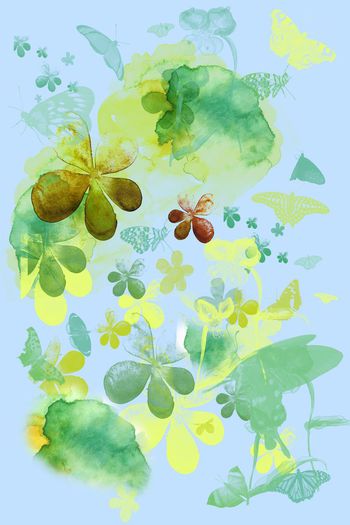 乱花印花华亿平台图片