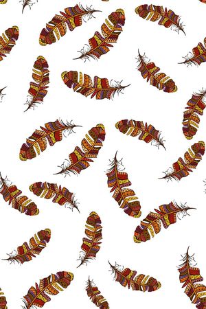 羽毛印花华亿平台图片