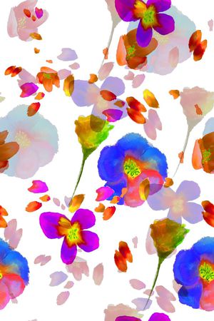 笔触印花华亿平台图片