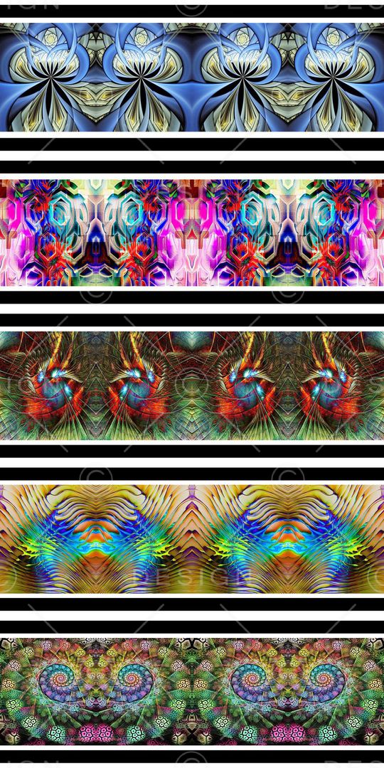 大气时尚炫彩数码风印花华亿平台图片