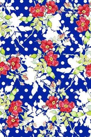 时尚潮流女装裙子数码印花印花华亿平台图片