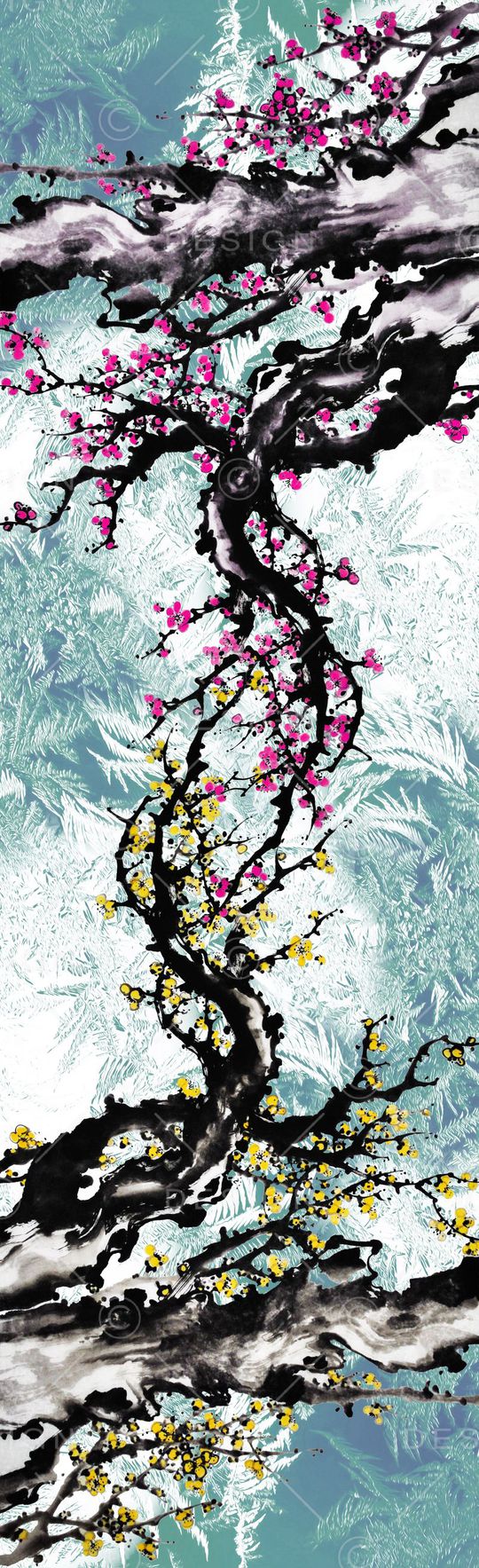 中国风印花华亿平台图片