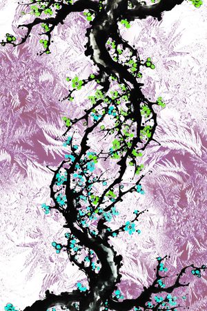 中国风印花华亿平台图片