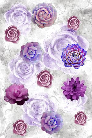 多肉印花华亿平台图片