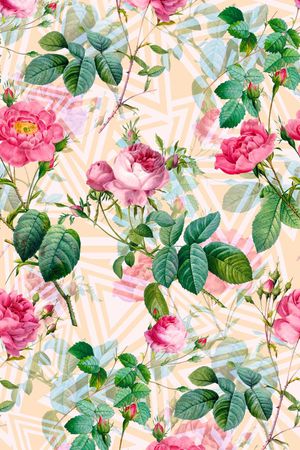 三角形印花华亿平台图片